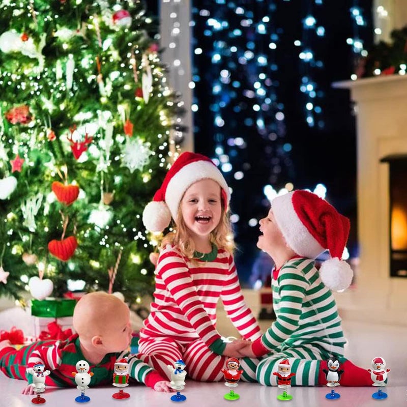 QINGQIU 24 PCS Christmas Jumping Popper Toys for Kids Boys Girls Christmas Stocking Stuffers Party Favors Gifts Games - Image 5